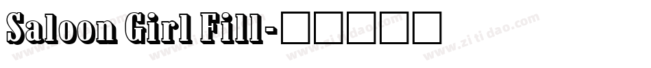 Saloon Girl Fill字体转换
